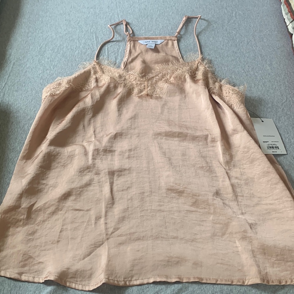 Nine West beautiful lace trim cami